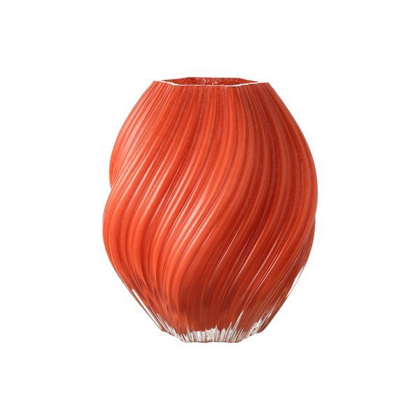 Opečnato oranžna ročno izdelana vaza (višina 23 cm) Selma – Ellos Home