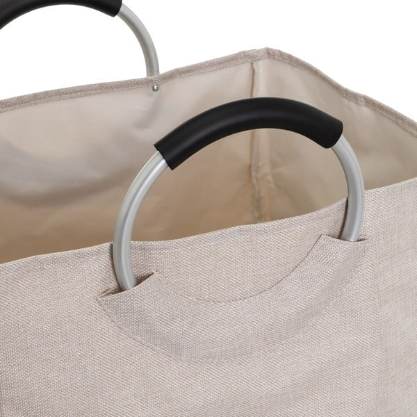 Sivo-bež tekstilni koši za perilo v kompletu 2 ks – Casa Selección-image-2