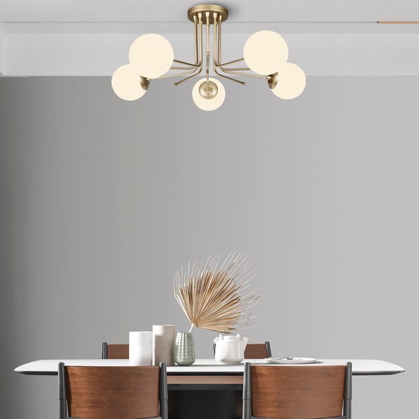 Stropna svetilka v zlati barvi Squid Lighting Star, višina 34 cm-image-3