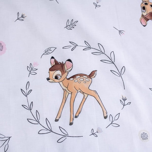 Bombažna otroška posteljnina za otroško posteljico 100x135 cm  Bambi "Beige" – Jerry Fabrics-image-4