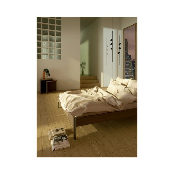 Zakonska postelja iz masivnega bora brez vzglavja z letvenim dnom 160x200 cm v naravni barvi Core – Karup Design-image-4