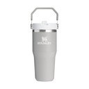 Svetlo siva termovka iz nerjavečega jekla 410 ml IceFlow™ Flip Straw 2.0 Tumbler Ash – Stanley