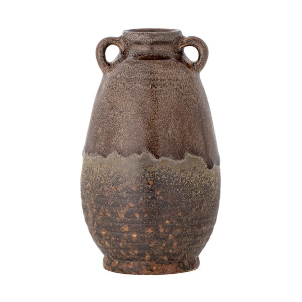 Rjava lončena ročno izdelana vaza Reina – Bloomingville