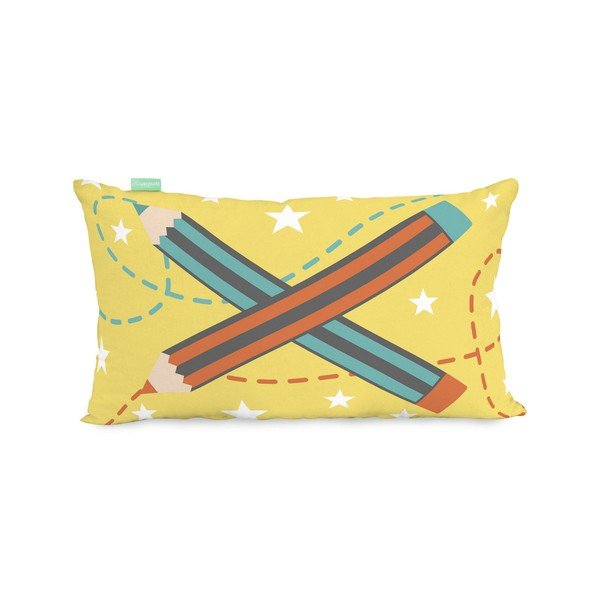 Vzglavnik iz čistega bombaža Happynois Beležnica, 50 x 30 cm-image-1