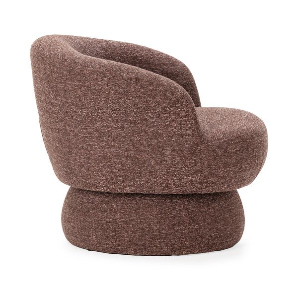 Vijoličen/rjav vrtljiv fotelj Dali – MOME-image-3