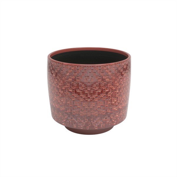 Keramičen ročno poslikan okrasni cvetlični lonec ø 21 cm Minerva – Artevasi-image-2