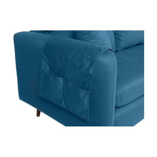 Modra sedežna garnitura 215 cm Sofia – Balcab Home-image-4