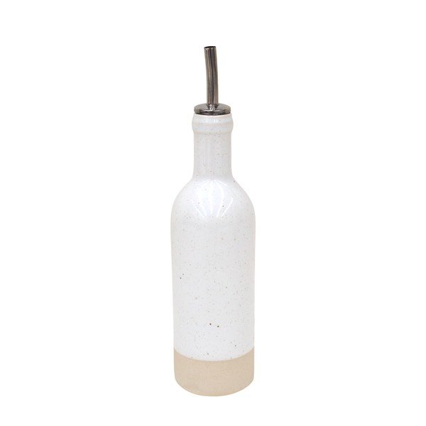 Steklenica za olje/ocet Casafina Fattoria iz bele kamnite posode, 350 ml
