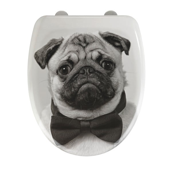 WC deska z enostavnim zapiranjem Wenko Pugy, 45 x 38 cm