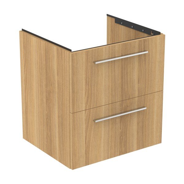 Stenska omarica za pod umivalnik v hrastovem dekorju v naravni barvi 60x63 cm i.Life B – Ideal Standard-image-3