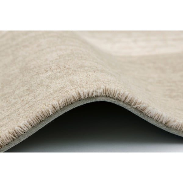 Sivo-bež volnena preproga 133x190 cm Agnus Brush Lines – Agnella-image-3
