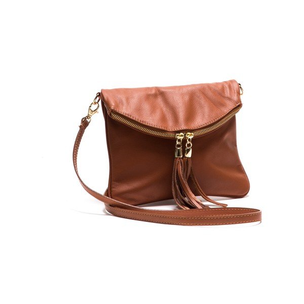 Usnjena torbica Anna Luchini 202 Cognac-image-1