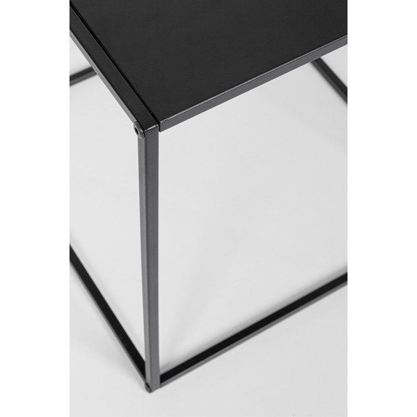 Črne kovinske mizice v kompletu 2 ks 38x38 cm Alrik – Yes Everyday-image-4