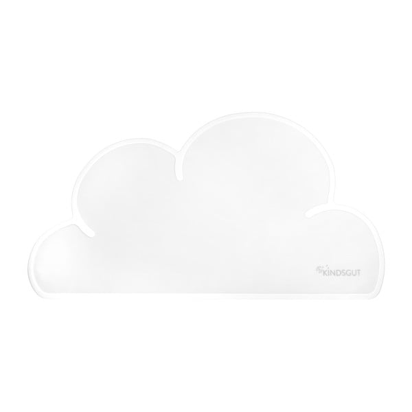 Bel silikonski pogrinjek Kindsgut Cloud, 49 x 27 cm