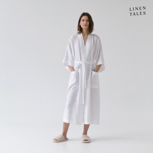 Bel lanen kopalni plašč velikosti L/XL Summer – Linen Tales