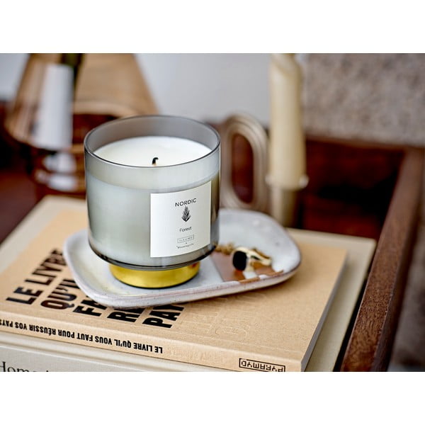 Dišeča sveča čas gorenja 50 h Nordic Forest – ILLUME x Bloomingville-image-1