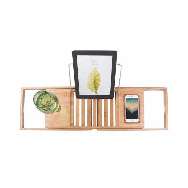 Bambusova nastavljiva polica za kopalno kad iDesign Formbu-image-2