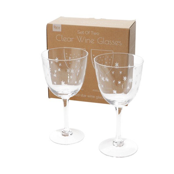 Kozarci v kompletu 2 ks za vino 250 ml – Rex London-image-2