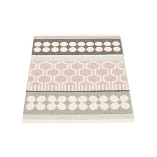 Svetlo rožnata/siva notranja in zunanja preproga 70x90 cm Asta Pale Rose – Pappelina