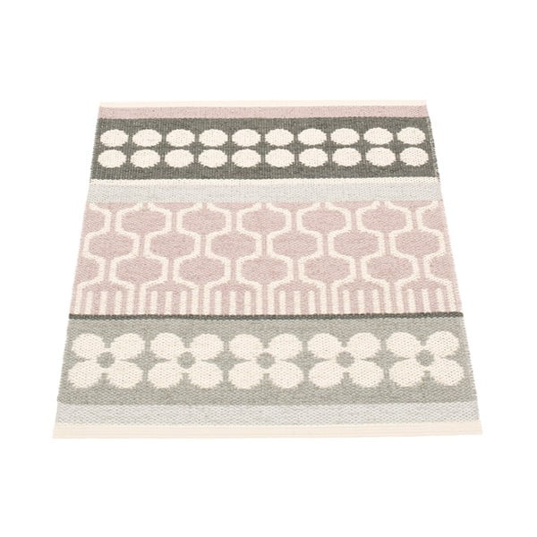 Svetlo rožnata/siva notranja in zunanja preproga 70x90 cm Asta Pale Rose – Pappelina