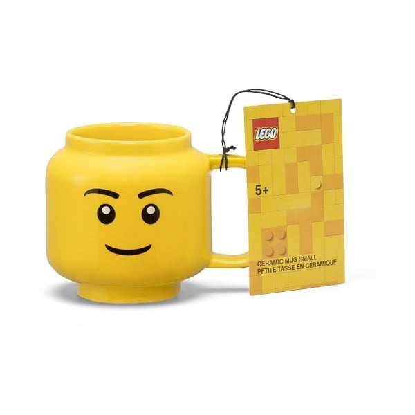 Rumena keramična otroška skodelica 255 ml Head - LEGO®-image-3