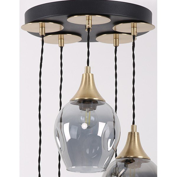 Viseča svetilka s steklenim senčnikom ø 15 cm Marlo – Squid Lighting-image-3