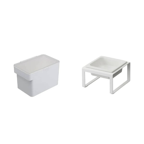 Komplet posode in škatle za brikete za hišne ljubljenčke Tower – YAMAZAKI