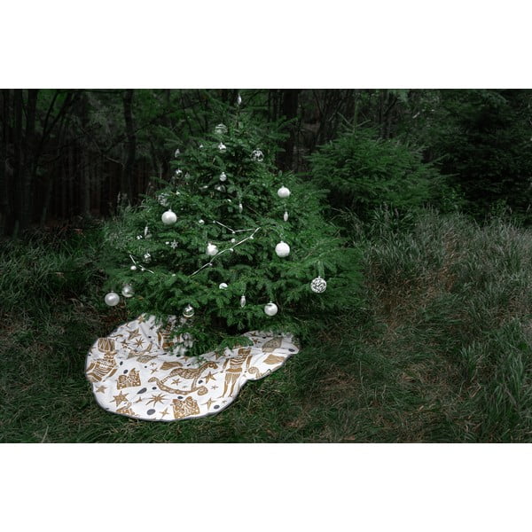 Bombažna preproga za pod božično drevo Butter Kings Golden Nut Cracker, ø 130 cm-image-2