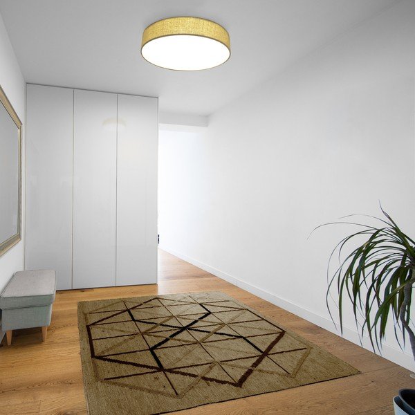 Bež LED stropna svetilka ø 60 cm – SULION-image-2
