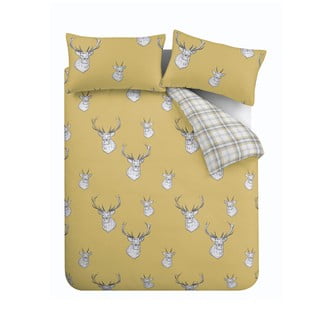 Rumena posteljnina Catherine Lansfield Deer, 135 x 200 cm