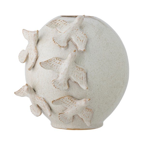 Kremno bela lončena vaza (višina 25 cm) Abira – Bloomingville-image-3