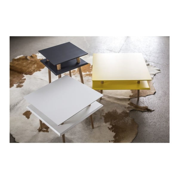 Bela kavna mizica Ragaba Square, 55x55 cm-image-1