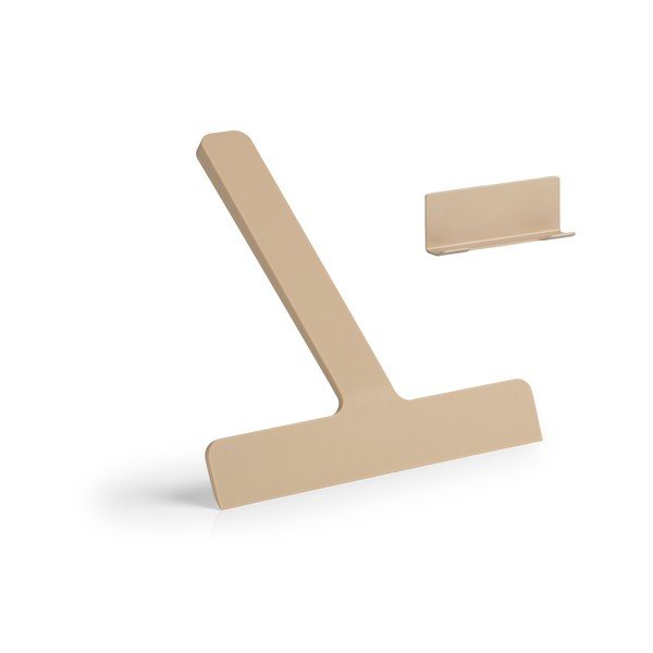 Bež brisalec za okna z držalom 22 cm Ume – Zone