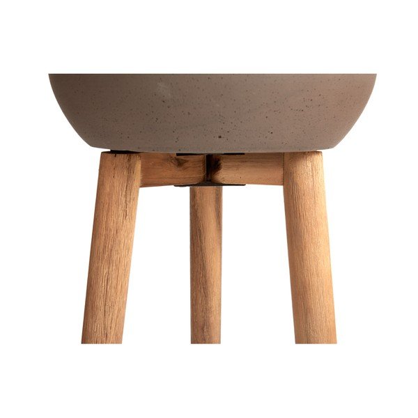 Rjav cvetlični lonček Kave Home Stahl, višina 86 cm-image-3