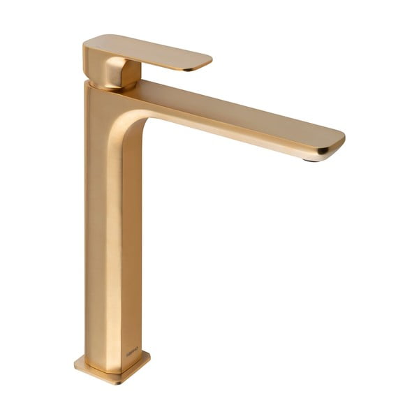 Stoječa armatura za umivalnik v zlati barvi Spy – Sapho