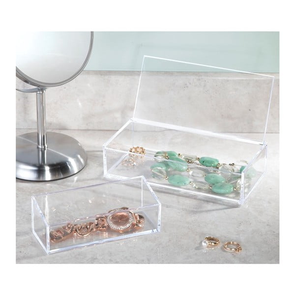 Prozoren organizator s pokrovom iDesign Clarity-image-2