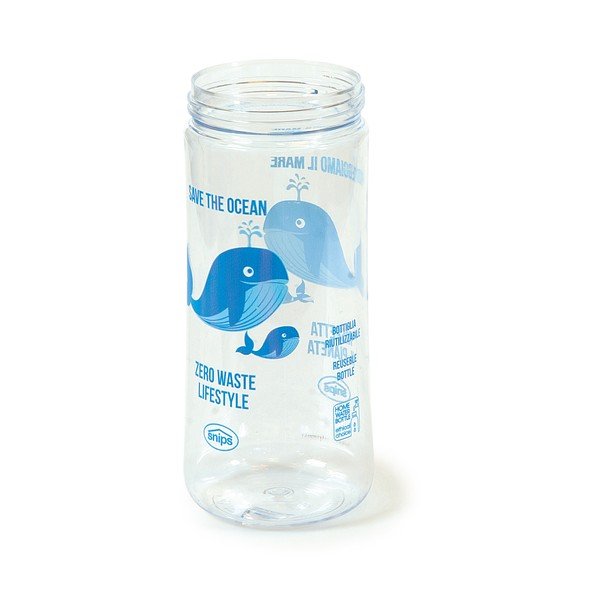 Modra steklenička za vodo Snips Whale, 500 ml-image-2