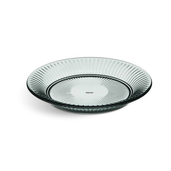 Zelena steklena plošča Kähler Design Hammershoi Glassplate, ⌀ 22 cm