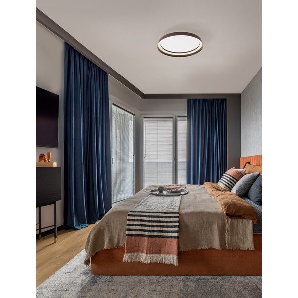 Rjava aluminijasta LED zatemnitvena stropna svetilka Ormi – Nova Luce-image-1