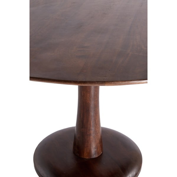 Rjava okrogla jedilna miza ø 150 cm Apulia – Light & Living-image-1