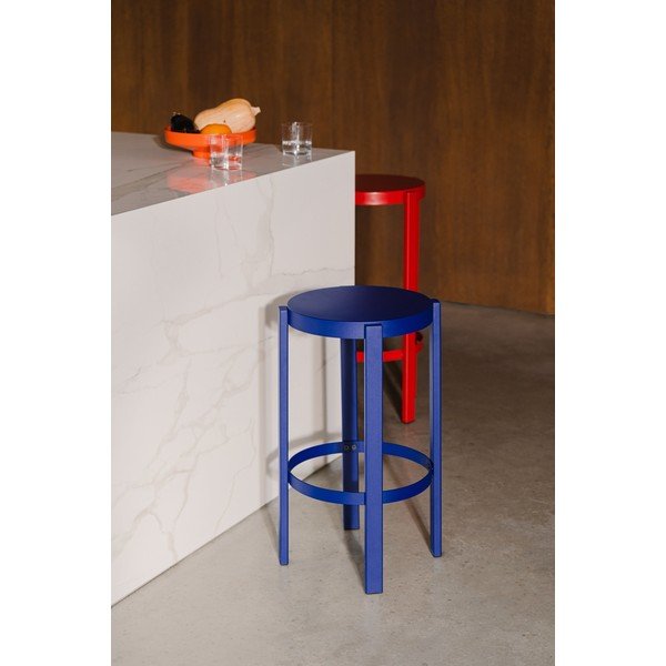 Moder jeklen barsko stol (višina sedeža 65 cm) Doon – noo.ma-image-1