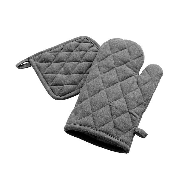 Komplet kuhinjske rokavice in podloge za lonec 2 ks Gourmet – douceur d'intérieur