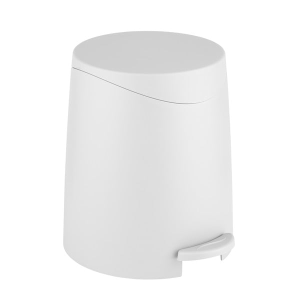 Bel plastičen koš za smeti s pedalom 3 l Portes – Allstar