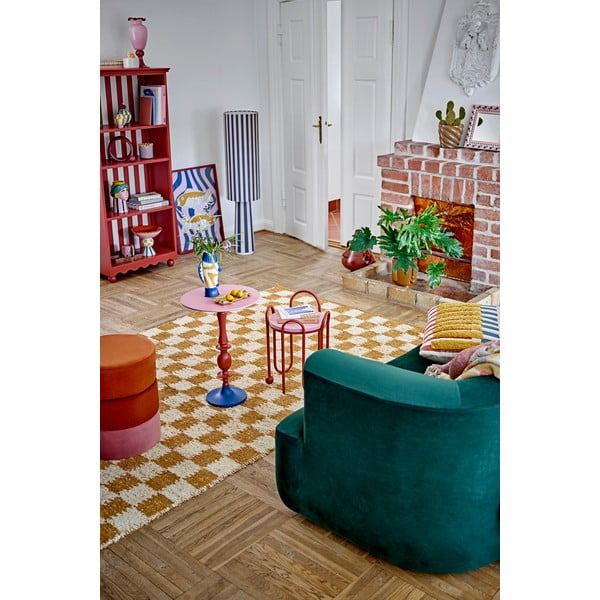 Bež-jantarna bombažna preproga 140x200 cm Chola – Bloomingville-image-1