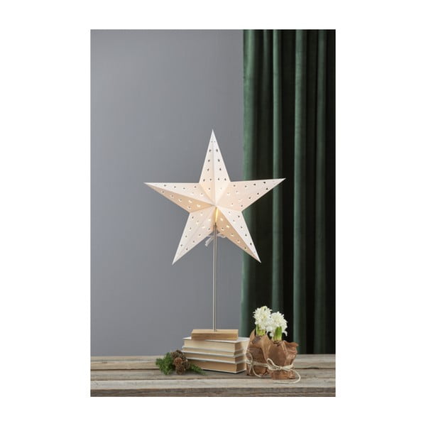 White Star Trading Svetlobna dekoracija zvezda, višina 65 cm
