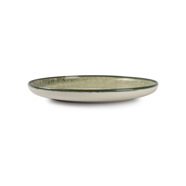 Zelen/kremno bel krožnik iz kamenine ø 27 cm Gravel – ONA-image-2