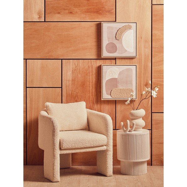 3D slike v kompletu 2 ks z okvirjem/na platnu 40x40 cm Astratto – Premier Housewares-image-2