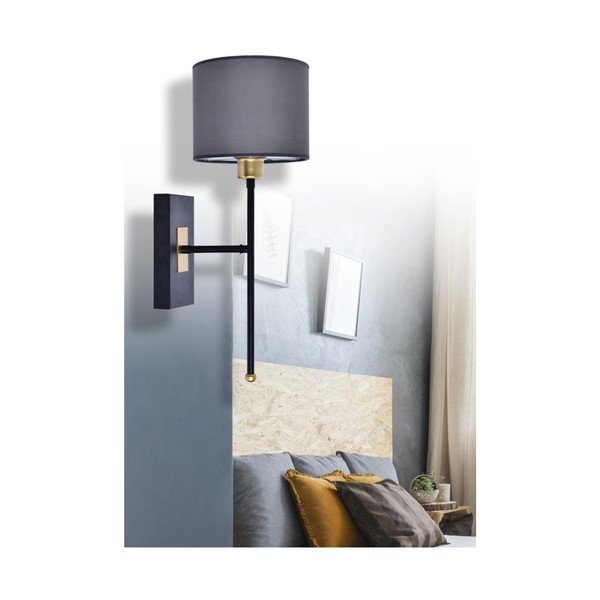 Črno-siva stenska svetilka Sconce T - Magenta Home-image-1