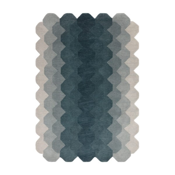 Modra volnena preproga 160x230 cm Hive – Asiatic Carpets