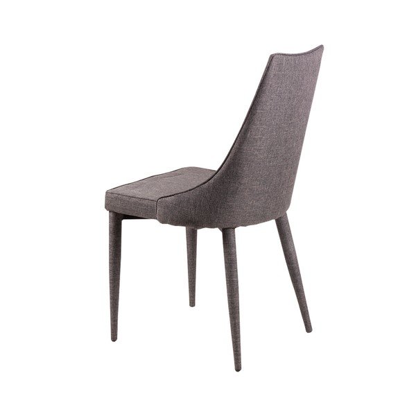 Komplet 2 temno sivih jedilnih stolov sømcasa Flora-image-1
